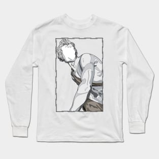 David - Faceless Colored Long Sleeve T-Shirt